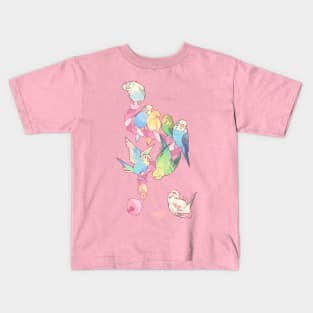 Budgie bunch cotton candy flavored Kids T-Shirt